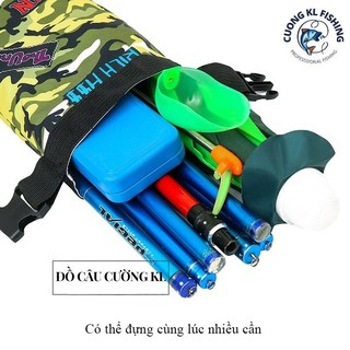 Túi vải dù đựng cần, ô gập gọn (ngăn chính+phụ)