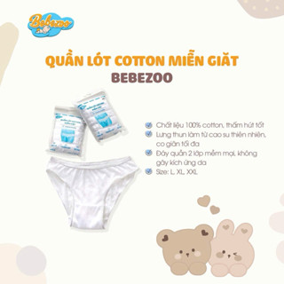Set 5 Quần Lót Giấy Cotton Kháng Khuẩn Miễn Giặt Cao Cấp BeBezoo Cho Mẹ Bầu Sau Sinh