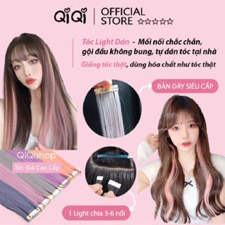 (Sỉ 16k)Tóc nối high light dán chắc chắn không bung (giá 1 mảnh) Phong cách Hàn quốc Qiqishop