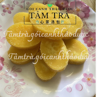 Đường Tán Vàng (Đường Thẻ Vàng dạng thỏi) -Tâm Trà Gói Canh Thảo Dược