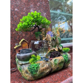 Thác nước phong thủy nuôi cá mẫu mới