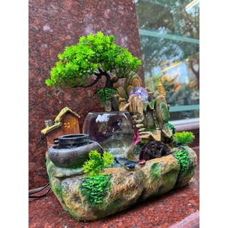 Thác nước phong thủy nuôi cá mẫu mới