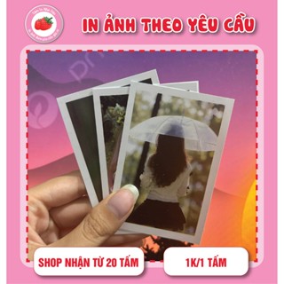 (COMBO 20) In ảnh 6x9 1k/tấm ép plastic cắt sát viền In 5 tấm tặng 1 tấm