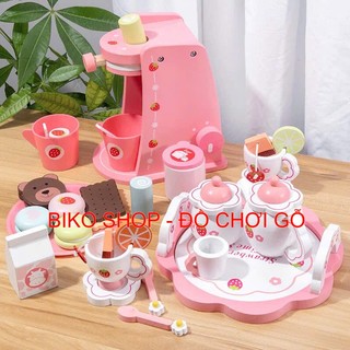 Đồ chơi ấm trà bằng gỗ cho bé( nhiều mẫu) 𝐁𝐈𝐊𝐎 𝐒𝐇𝐎𝐏
