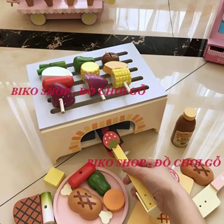 Đồ chơi Bếp nướng BBQ bệt bằng gỗ( nhiều mẫu) - 𝐁𝐈𝐊𝐎 𝐒𝐇𝐎𝐏