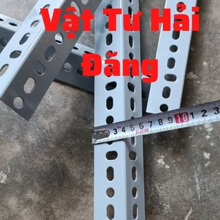 sắt v4 (  dài 110cm) thanh sắt v lỗ,sắt v lắp kệ