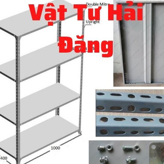 sắt v4 (  dài 110cm) thanh sắt v lỗ,sắt v lắp kệ