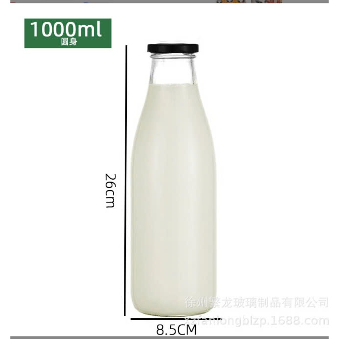 Chai Thủy Tinh 1000ml nắp thiết
