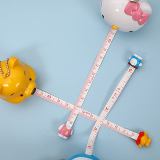 Móc khóa thước dây Hello Kitty & Doremon