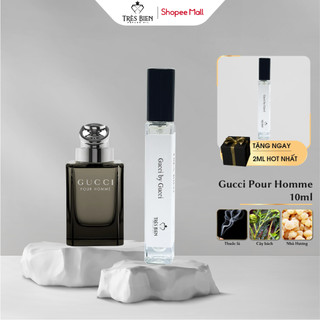 Tinh dầu nước hoa Nam Gucci Pour Homme 10ml chính hãng Très Bien hương Hổ phách Nam tính, Hiện đại