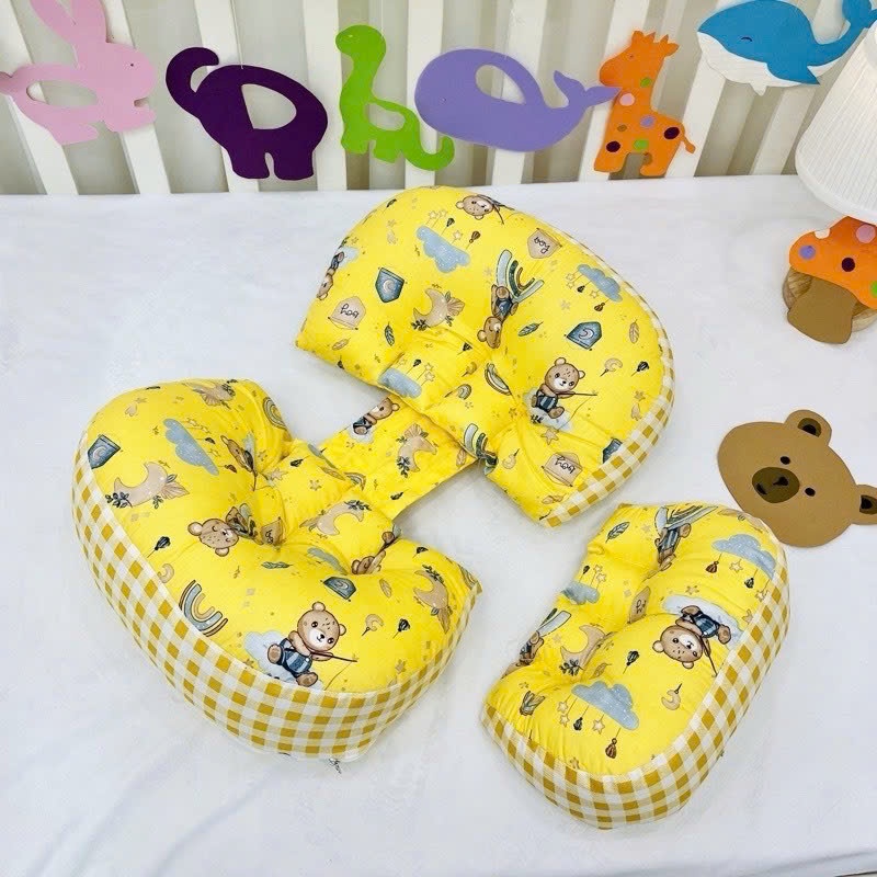 Gối bầu cánh tiên Gối ngủ bà bầu hỗ trợ thắt lưng gối bà bầu cánh tiên cao cấp