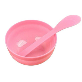 Bộ Chén Nhựa + Muỗng Nhựa Đắp Nạ