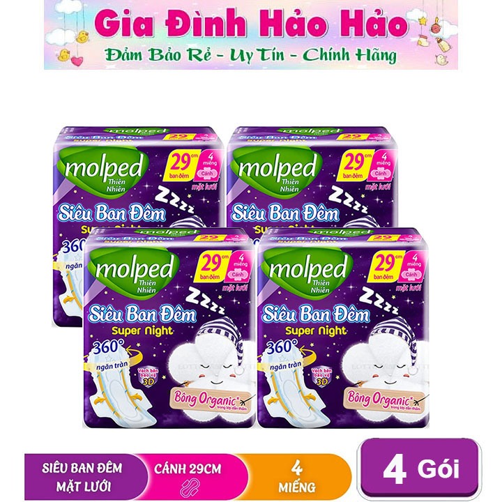 Băng vệ sinh BVS Molped thiên nhiên