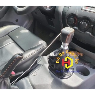 Bọc da cần số & phanh tay xe Ford ranger số sàn (MT)