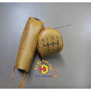 Bọc da cần số & phanh tay xe Ford ranger số sàn (MT)