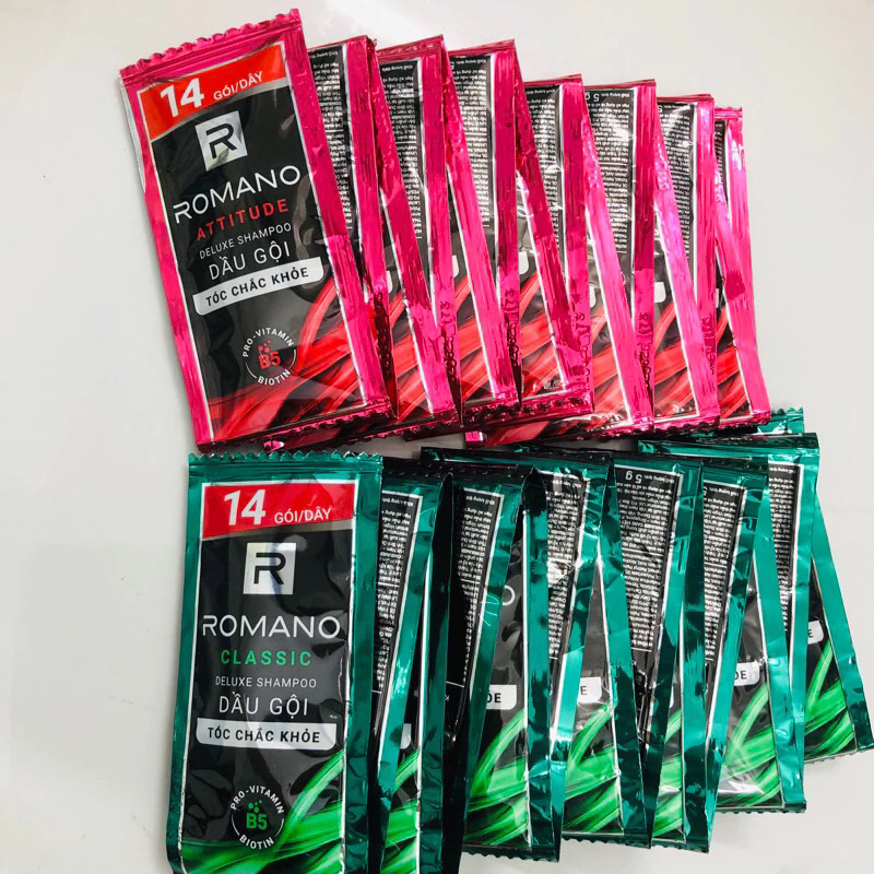 Dầu gội Romano ( dây 14-16 gói )