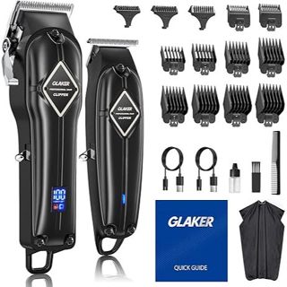 Tông đơ cao cấp Glaker GL K11S, GL K11S +13F thương hiệu Đức tông đơ cắt tóc lưỡi thép chống gỉ, lưỡi đã mài chuốt, chín