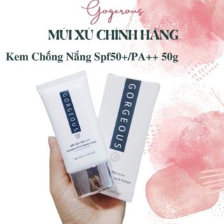 Kem Chống Nắng múi xù gorgeous trắng da ,nâng tone, chống nước lâu trôi tuýp 50g