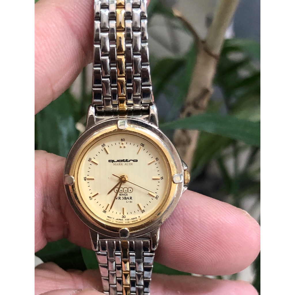Đồng hồ nữ, hiệu Quattro Audi, size nhỏ 25mm. si Tuyển Nhật