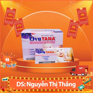 Ovutana Hộp lớn 12 Que thử rụng trứng