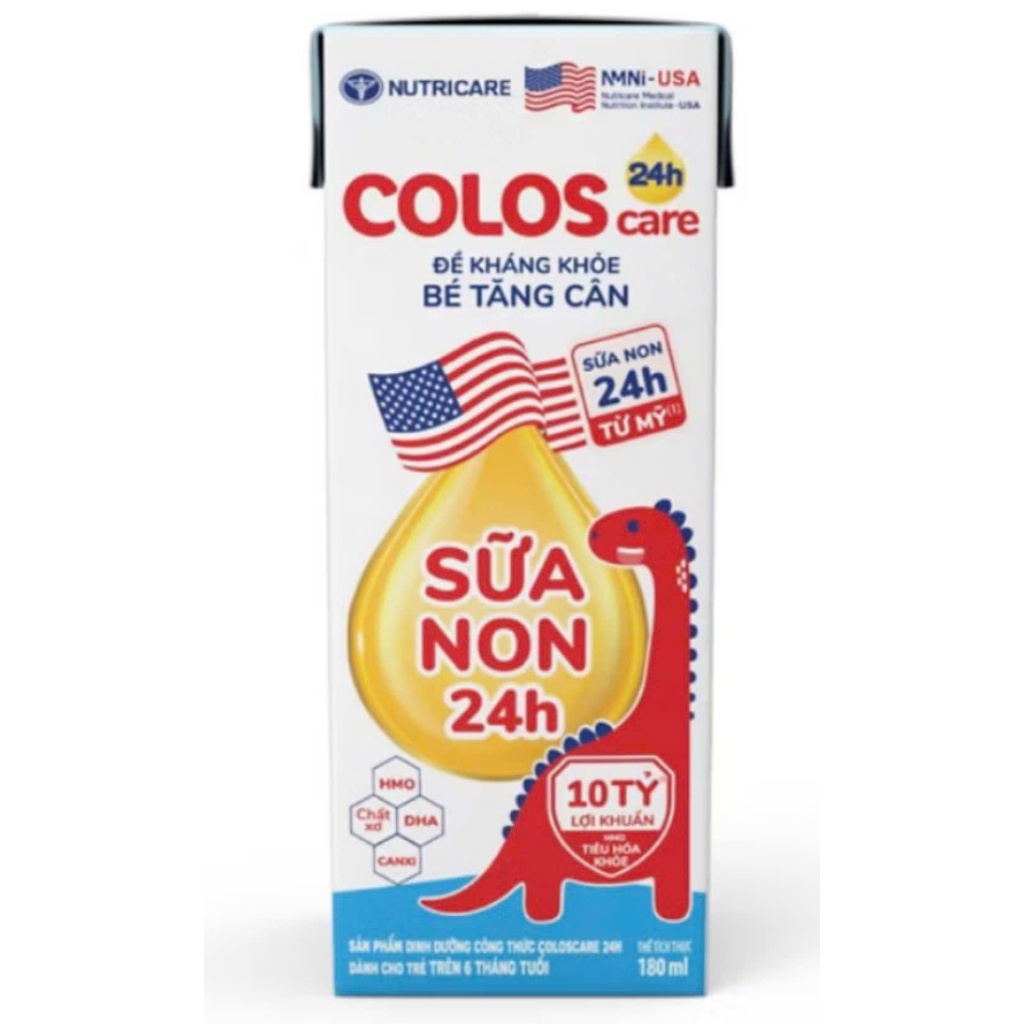 [HSD 3/2025 - Xả kho] Thùng 48 Hộp Sữa Nước Nutricare ColosCare 180ml [Sữa Non 24H].