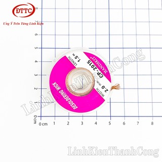 Combo 2 Cuộn Dây Đồng Hút Thiếc CP-2015, Hút Chì Hàn Loại 0.75 Mét, 1.5 Mét