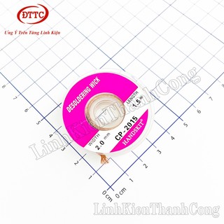 Combo 2 Cuộn Dây Đồng Hút Thiếc CP-2015, Hút Chì Hàn Loại 0.75 Mét, 1.5 Mét