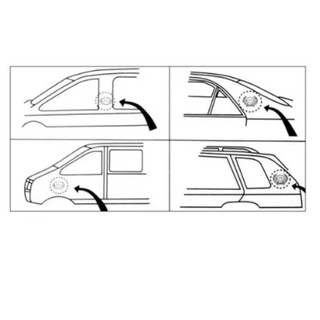 Bộ 2 Logo Dạng Bông Lúa Theo Xe Hyundai