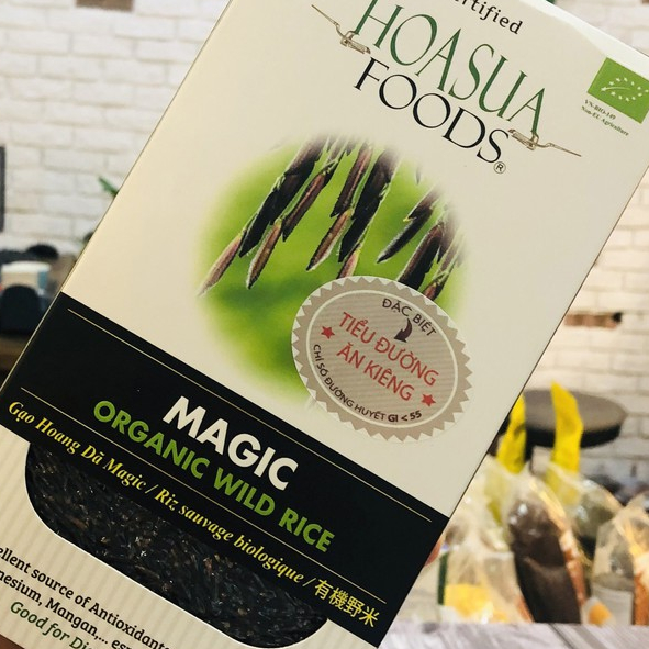 Gạo lứt đen hữu cơ Hoa Sữa (Magic) 1Kg