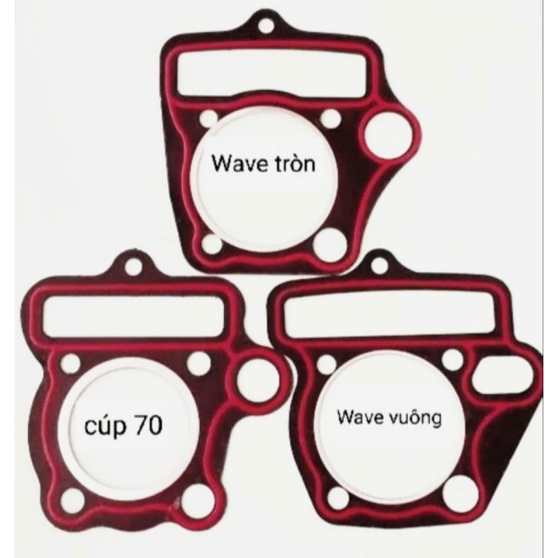 Ron Kilat đỏ đen Wave ,cúp x 1.cái...