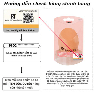 Mút Tán Kem Nền Và Phấn Phủ Cho Cổ + Body RT Real Techniques Body Complexion Sponge