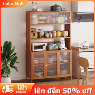 LULU Kệ Tủ Đa Năng Tủ Nhà Bếp Đa Năng Tủ Bếp Đa Năng Nắp Đậy Tối Ưu Không Gian Lưu Trữ Kệ Để Lò Vi Sóng Thông Minh
