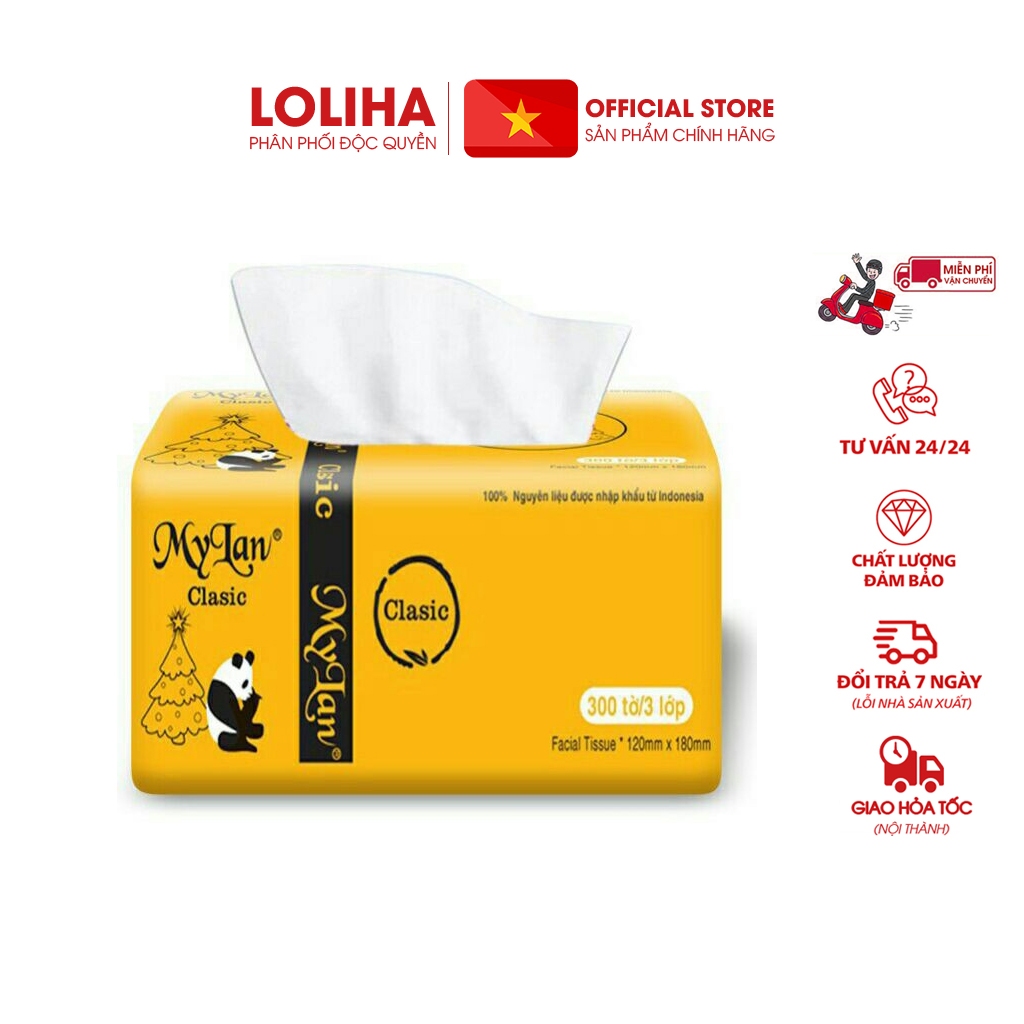 📛FREESHIP📛 Combo 5 Set 10 gói giấy gấu trúc nội địa loại 1 cao cấp