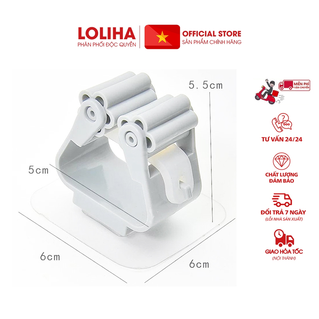 📛FREESHIP📛 Combo 5 Kẹp chổi đa năng không hộp tiện nghi