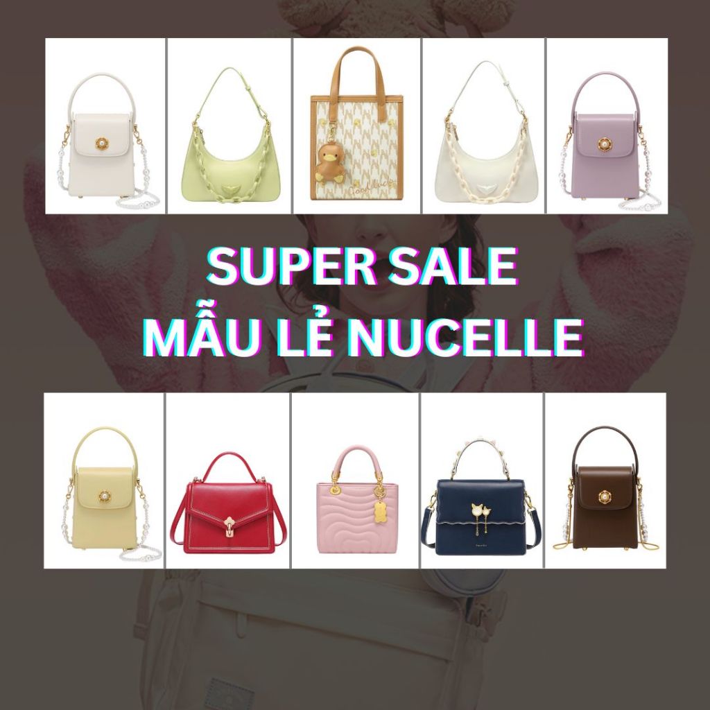 Túi Xách Nữ Tay Cầm Thời Trang Nucelle Đi Làm Đi Chơi Dạo Phố ViAnh Store Xả SALE