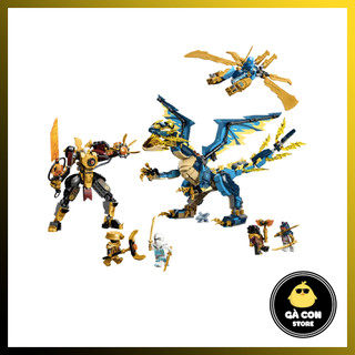 Đồ chơi lắp ráp NinjaGo 71796 Elemental Dragon vs. The Empress Mech - Rồng nguyên tố vs Chiến giáp ( Hàng  có sẵn )