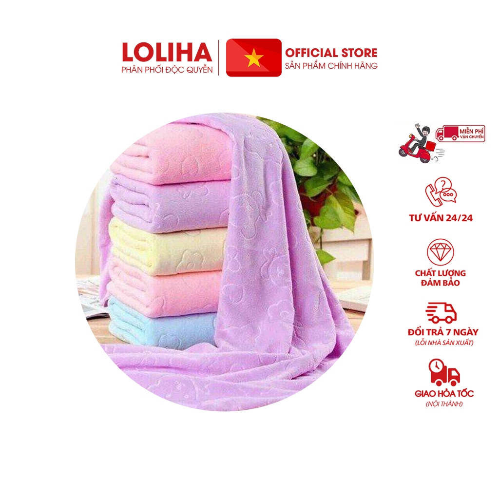 📛FREESHIP📛 Combo 5 Khăn tắm xuất Nhật 1m4 x 70cm