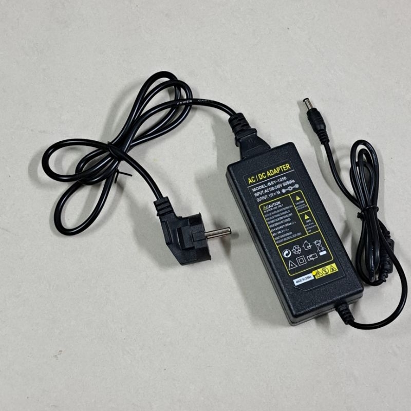 Nguồn adapter 12V - 5A đủ công suất