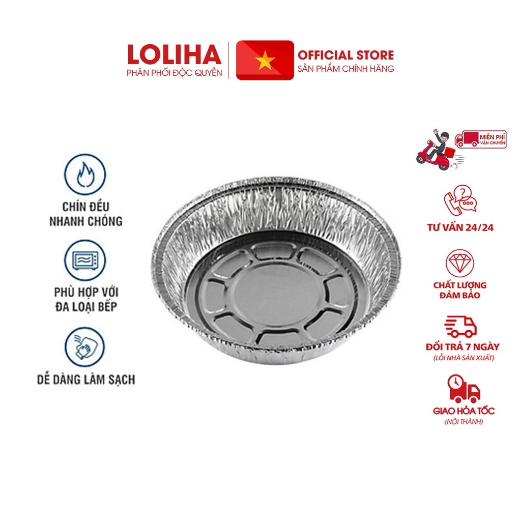 📛FREESHIP📛 Combo 5 Set 10 khay bạc 18cm nướng nồi chiên