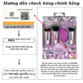 Bộ Cọ Trang Điểm RT Real Techniques Sparkle On The Go