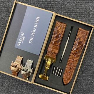 Đ5. Dây đồng hồ CHỐT THÔNG MINH DA ĐÀ ĐIỂU Vảy Chân ,Gồm : 1 Dây + 1 Khoá + 1 Cây tháo lắp