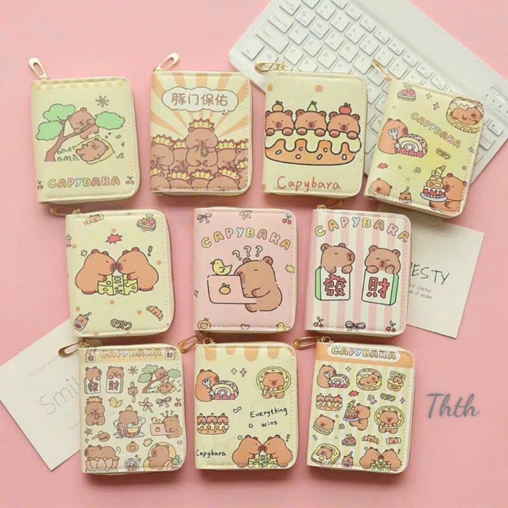 [ Giao Ngẫu Nhiên ] Ví cầm tay nhiều ngăn khoá kéo tiện dụng 99K