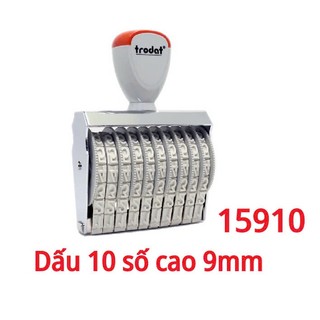 Dấu số tự xoay chấm mực, số cao 9mm ( Chính hãng Trodat)