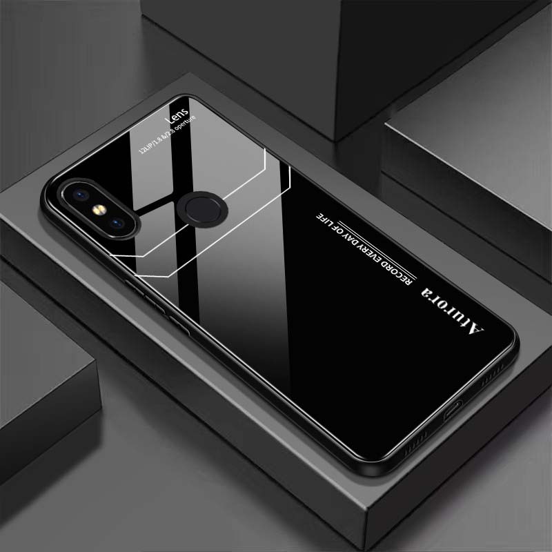 Ốp Lưng XIAOMI MI8, MI8SE, MI8 LITE Mặt Lưng Kính Cường Lực Sáng Bóng