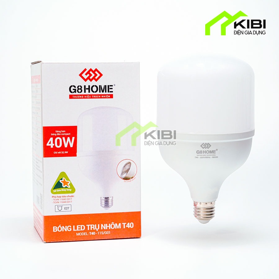 Bóng điện led, bóng đèn điện G8 độ bền cao công suất 40W cho ánh sáng cực mạnh