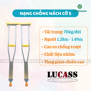   HỎA TỐC  Nạng Chống Nách TRẺ EM Bằng Hợp Kim Nhôm Chắc Chắn Chống Trơn Trượt Dễ Dàng Sử Dụng 