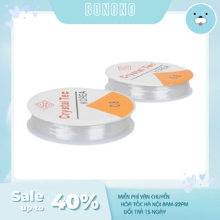   P9  Cuộn dây cước trong suốt co dãn đàn hồi xỏ hạt làm vòng  đồ trang sức 