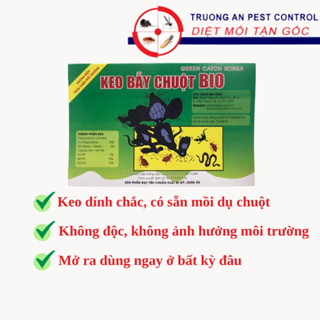 10 miếng keo dính chuột nhắt BIO có sẵn mồi dụ chuột, keo dính chắc, chuột đã vào thì không thể thoát