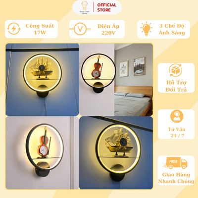 Đèn Treo Tường Energy Green Lighting Con Thuyền GT178 ,Cây Đàn GT180 - Decor Trang Trí Phòng Khách / Phòng Ngủ