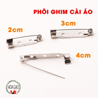 Cài áo kim băng an toàn nhiều size 50 cái ghim cài áo phụ kiện thời trang trang sức trang phục quần mũ handmade diy